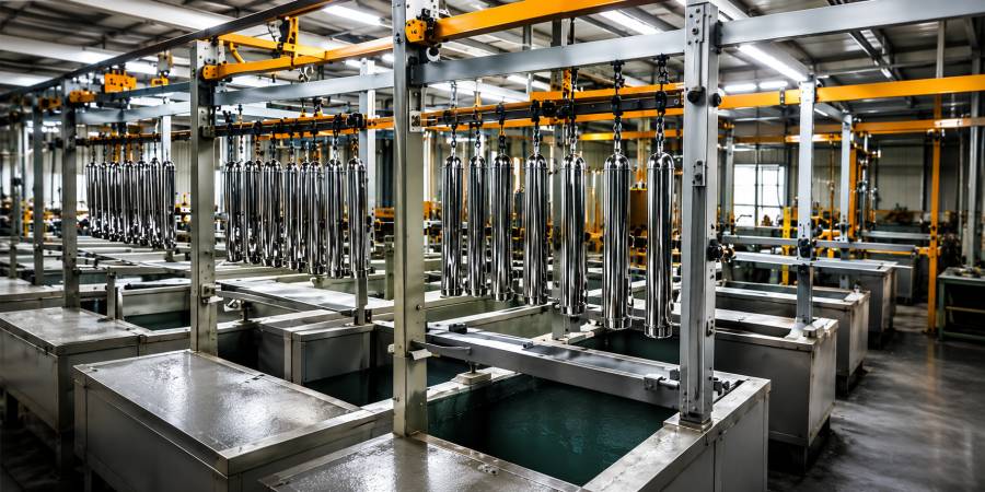 Industrial metal polishing and finishing